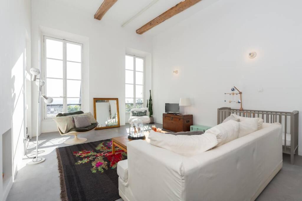 06j - Superb Duplex Loft With Ac - Sea View Nizza