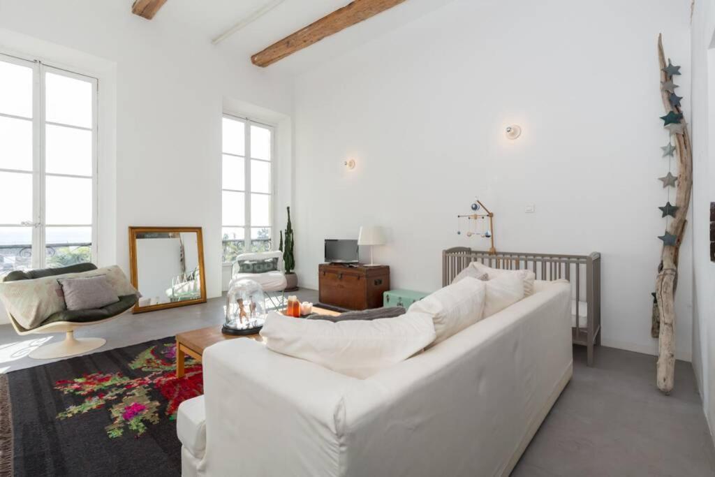 06j - Superb Duplex Loft With Ac - Sea View Apartment Nizza