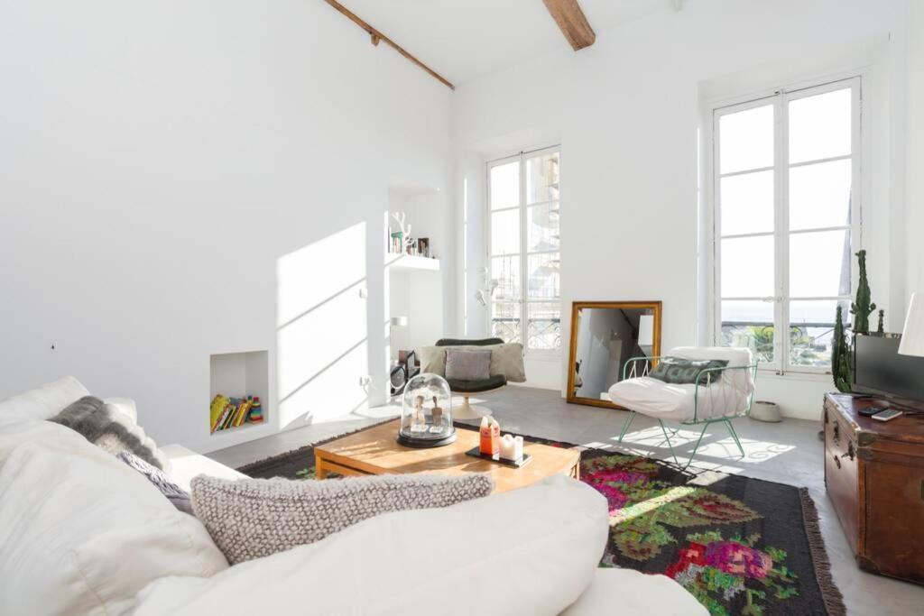 06j - Superb Duplex Loft With Ac - Sea View Nizza